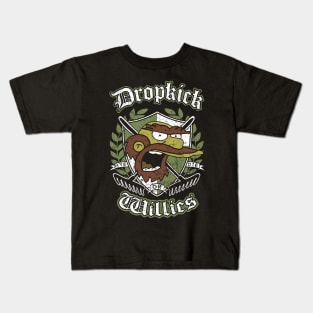 "DROPKICK WILLIES" Kids T-Shirt